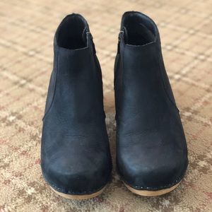 Dansko Maria Black Ankle Booties